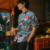 All-Over Print Men's Breathable Shirt|140GSM Slub Cotton