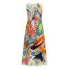 All-Over Print Women's Sleeveless Dress With Pocket|140GSM Slub Cotton