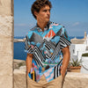 All-Over Print Men's Breathable Shirt|140GSM Slub Cotton