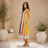 All-Over Print Women's Sleeveless Dress With Pocket|140GSM Slub Cotton