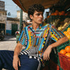 All-Over Print Men's Breathable Shirt|140GSM Slub Cotton