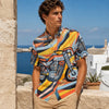 All-Over Print Men's Breathable Shirt|140GSM Slub Cotton