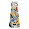 All-Over Print Women's Sleeveless Dress With Pocket|140GSM Slub Cotton