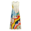 All-Over Print Women's Sleeveless Dress With Pocket|140GSM Slub Cotton