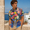All-Over Print Men's Breathable Shirt|140GSM Slub Cotton