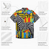 All-Over Print Men's Breathable Shirt|140GSM Slub Cotton