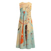 All-Over Print Women's Sleeveless Dress With Pocket|140GSM Slub Cotton