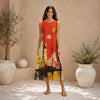 All-Over Print Women's Sleeveless Dress With Pocket|140GSM Slub Cotton