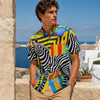 All-Over Print Men's Breathable Shirt|140GSM Slub Cotton