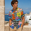 All-Over Print Men's Breathable Shirt|140GSM Slub Cotton