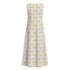 Women’s Floral Print Sleeveless Midi Dress
