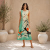 All-Over Print Women's Sleeveless Dress With Pocket|140GSM Slub Cotton