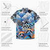 All-Over Print Men's Breathable Shirt|140GSM Slub Cotton