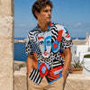 All-Over Print Men's Breathable Shirt|140GSM Slub Cotton