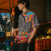 All-Over Print Men's Breathable Shirt|140GSM Slub Cotton