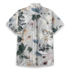 Men’s Watercolor Floral Print Short-Sleeve Shirt  SEO Title