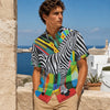 All-Over Print Men's Breathable Shirt|140GSM Slub Cotton