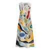 All-Over Print Women's Sleeveless Dress With Pocket|140GSM Slub Cotton