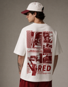 Burning Red Oversized Graphic T-Shirt – Carlos’s Version